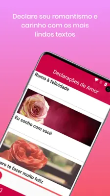 Declarações de Amor android App screenshot 1